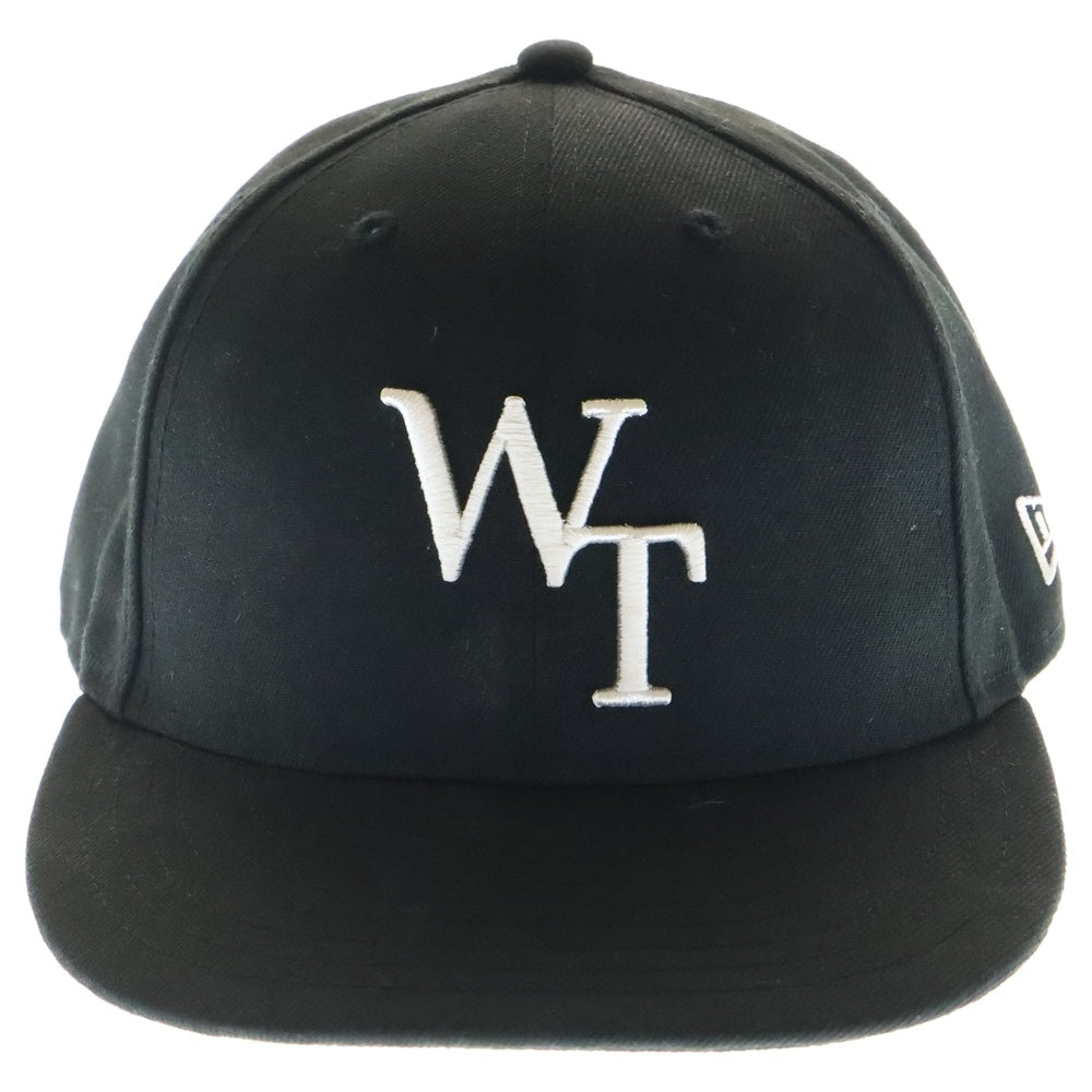 WTAPS(ダブルタップス) ×New Era ニューエラ ロゴ刺繍 ベースボールキャップ 帽子 ブラック