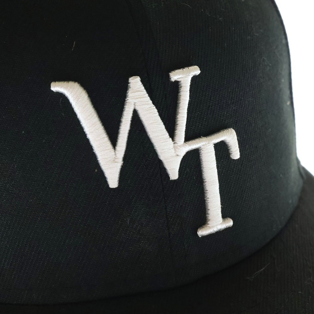 WTAPS(ダブルタップス) ×New Era ニューエラ ロゴ刺繍 ベースボールキャップ 帽子 ブラック