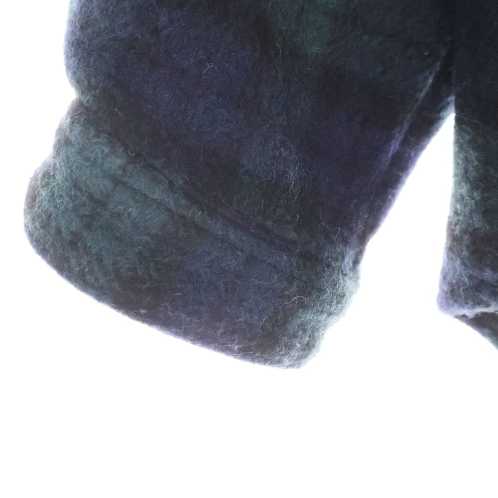 WTAPS(ダブルタップス) 21AW WCPO 02 JACKET WOPO MOSSER TEXTILE 212WVDT-JKM02 ダブルフェイスモッサー オーバーシャツジャケット ネイビー