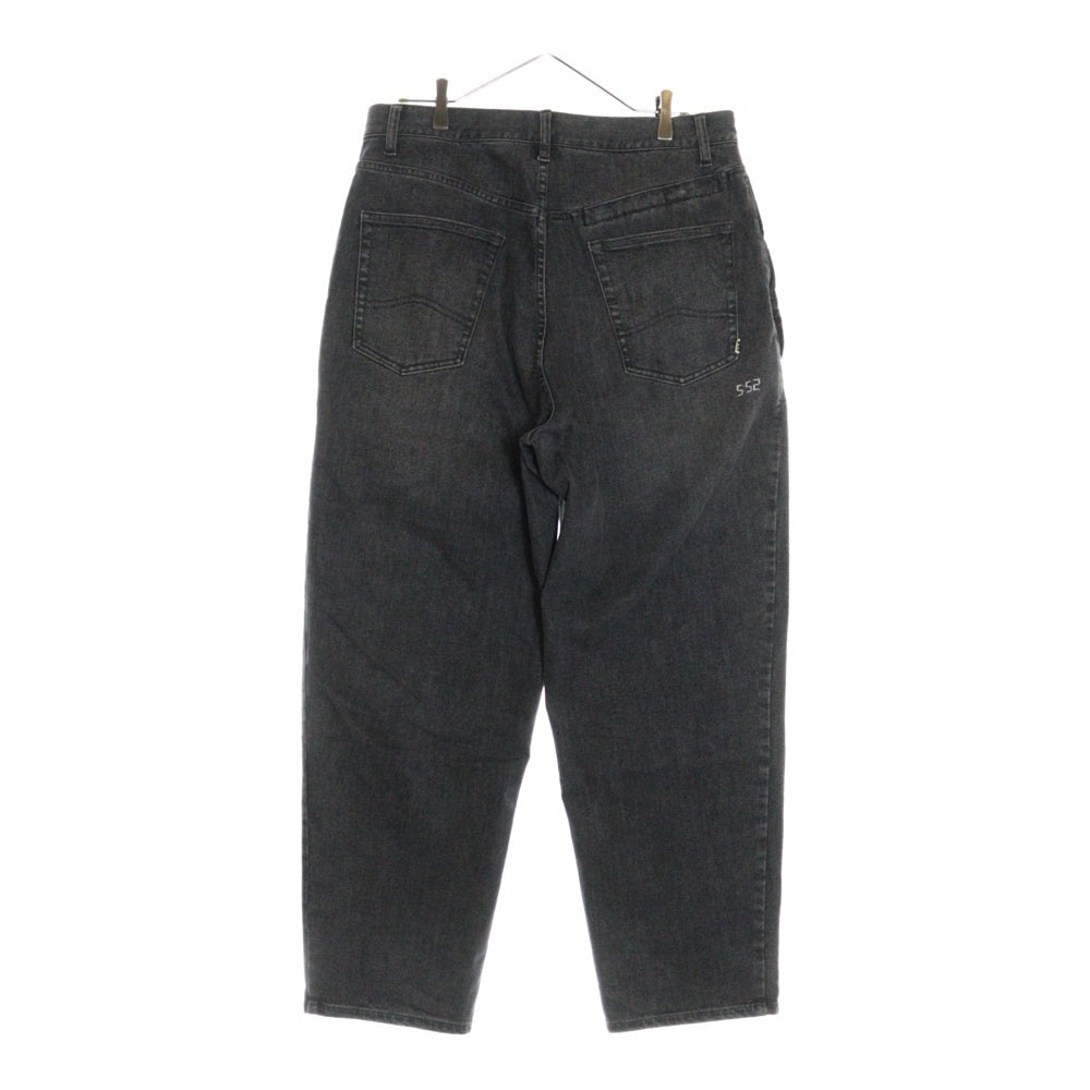 SSZ(エスエスズィー) 23AW 552 踊れるJEANS テーパード デニムパンツ ブラック 11-21-0351-791
