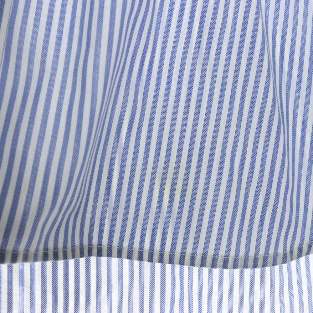 DAIWA PIER39(ダイワ ピアサーティナイン) TECH BUTTON DOWN SHIRTS L/S OXFORD BE-86023 ストライプ ボタンダウン 長袖オックスフォードシャツ ブルー