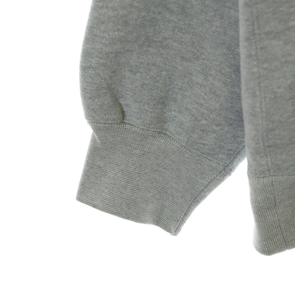 BROCHURE(ブロシュアー) ×NEVVER ニューアー ロゴプリント スウェット プルオーバーパーカー フーディ グレー