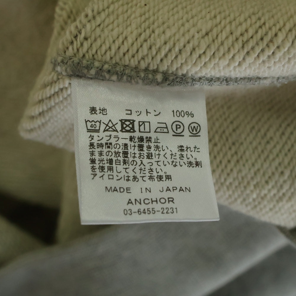 BROCHURE(ブロシュアー) ×NEVVER ニューアー ロゴプリント スウェット プルオーバーパーカー フーディ グレー