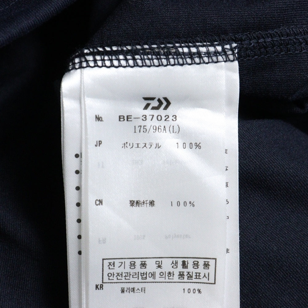 DAIWA PIER39(ダイワ ピアサーティナイン) TECH DRAWSTRING TEE BE-37023 テック ドローストリング 半袖Tシャツ ネイビー