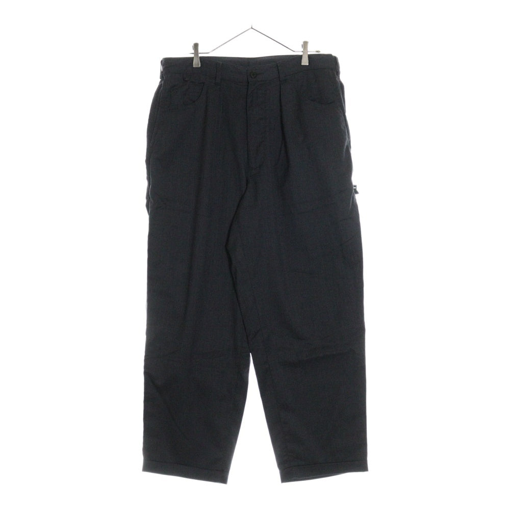 BROCHURE(ブロシュアー) 1P WOOL SLACKS 232-04 ウール ジップフライ スラックス グレー