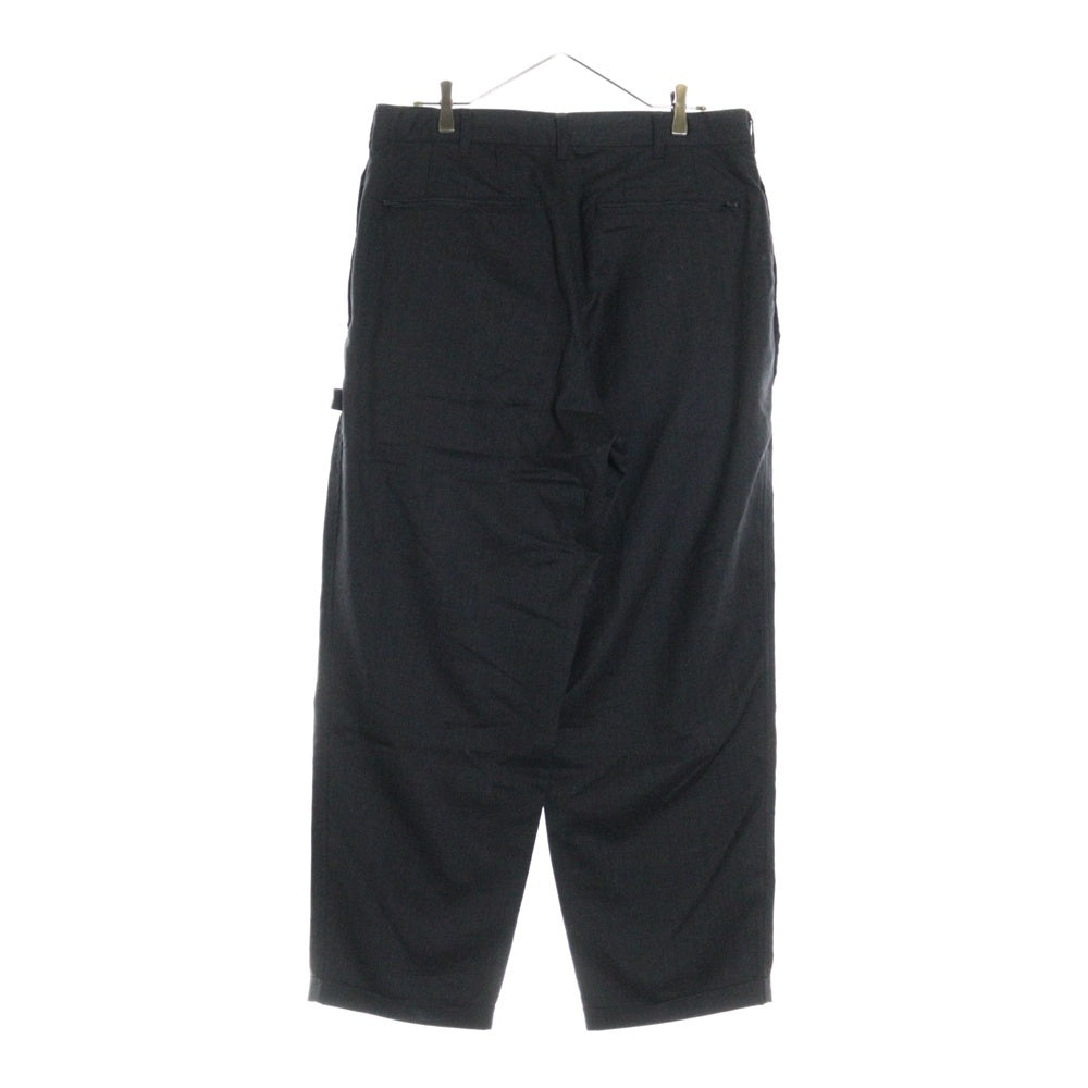 BROCHURE(ブロシュアー) 1P WOOL SLACKS 232-04 ウール ジップフライ スラックス グレー