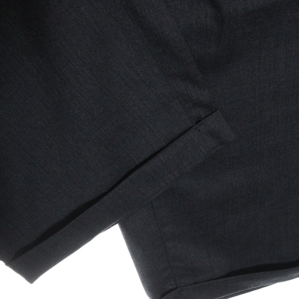 BROCHURE(ブロシュアー) 1P WOOL SLACKS 232-04 ウール ジップフライ スラックス グレー