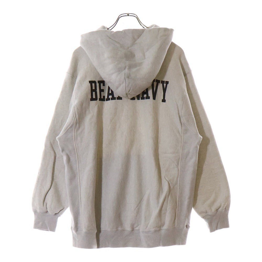 Buzz Rickson's(バズリクソンズ) BEAMS別注 GO ARMY SWEAT HOODIE プリント スウェット プルオーバー パーカー フーディ グレー