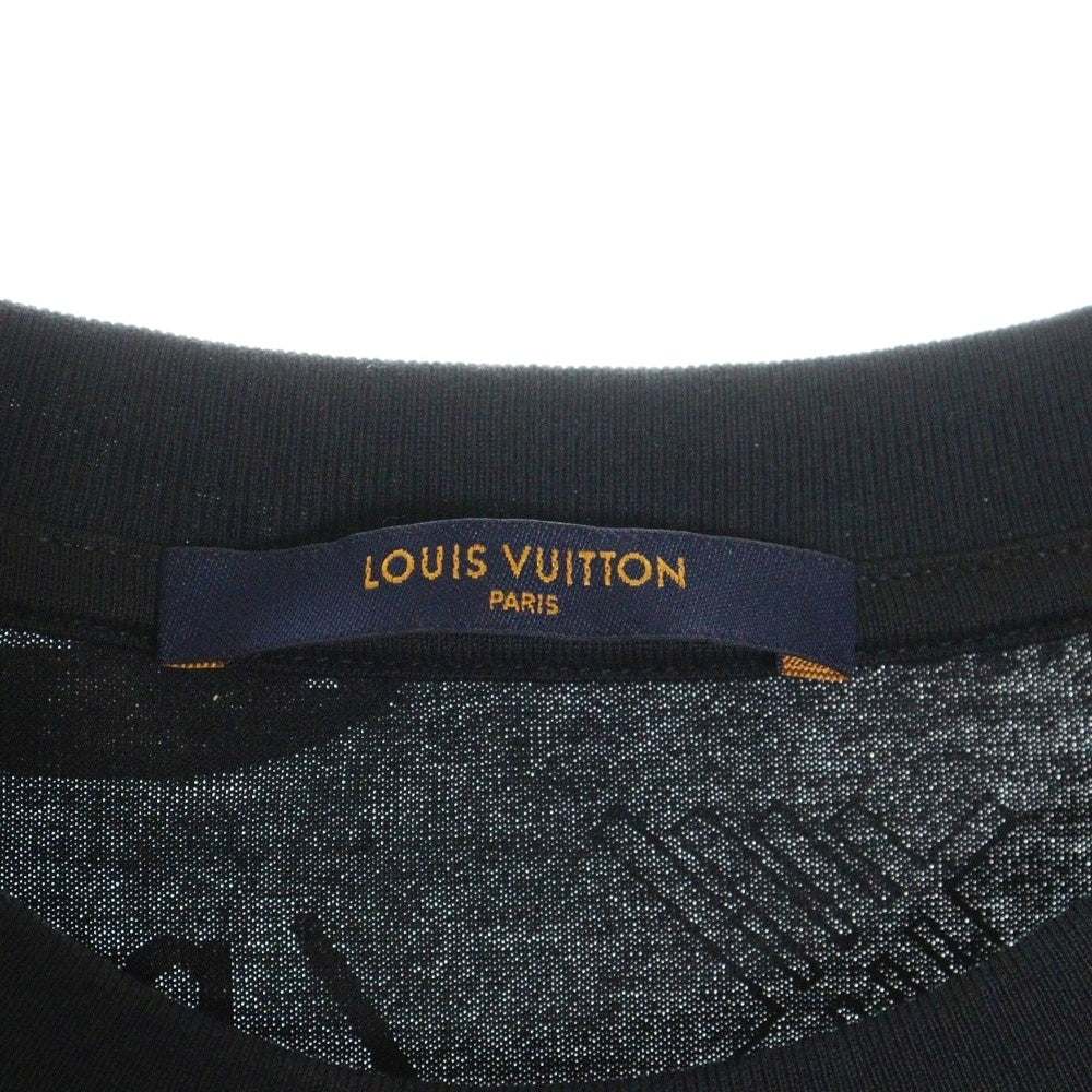 LOUIS VUITTON(ルイヴィトン) 19AW All Over Logo Tee RM192M NPG HHY20W オールオーバーロゴ プリントTシャツ 半袖カットソー ブラック