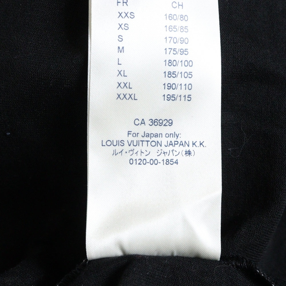LOUIS VUITTON(ルイヴィトン) 19AW All Over Logo Tee RM192M NPG HHY20W オールオーバーロゴ プリントTシャツ 半袖カットソー ブラック