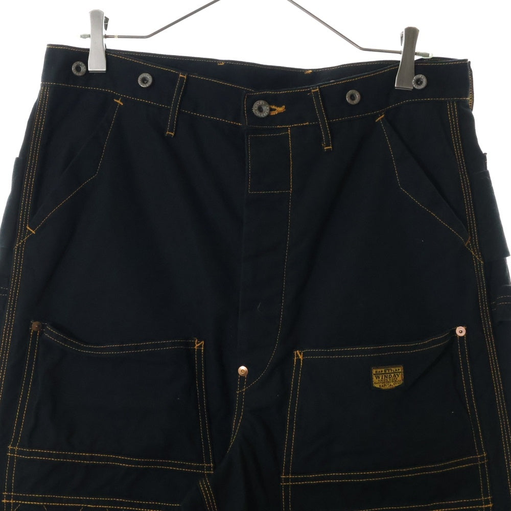 KAPITAL(キャピタル) Light Canvas LUMBER Pants EK-1420LP ペインターパンツ ブラック