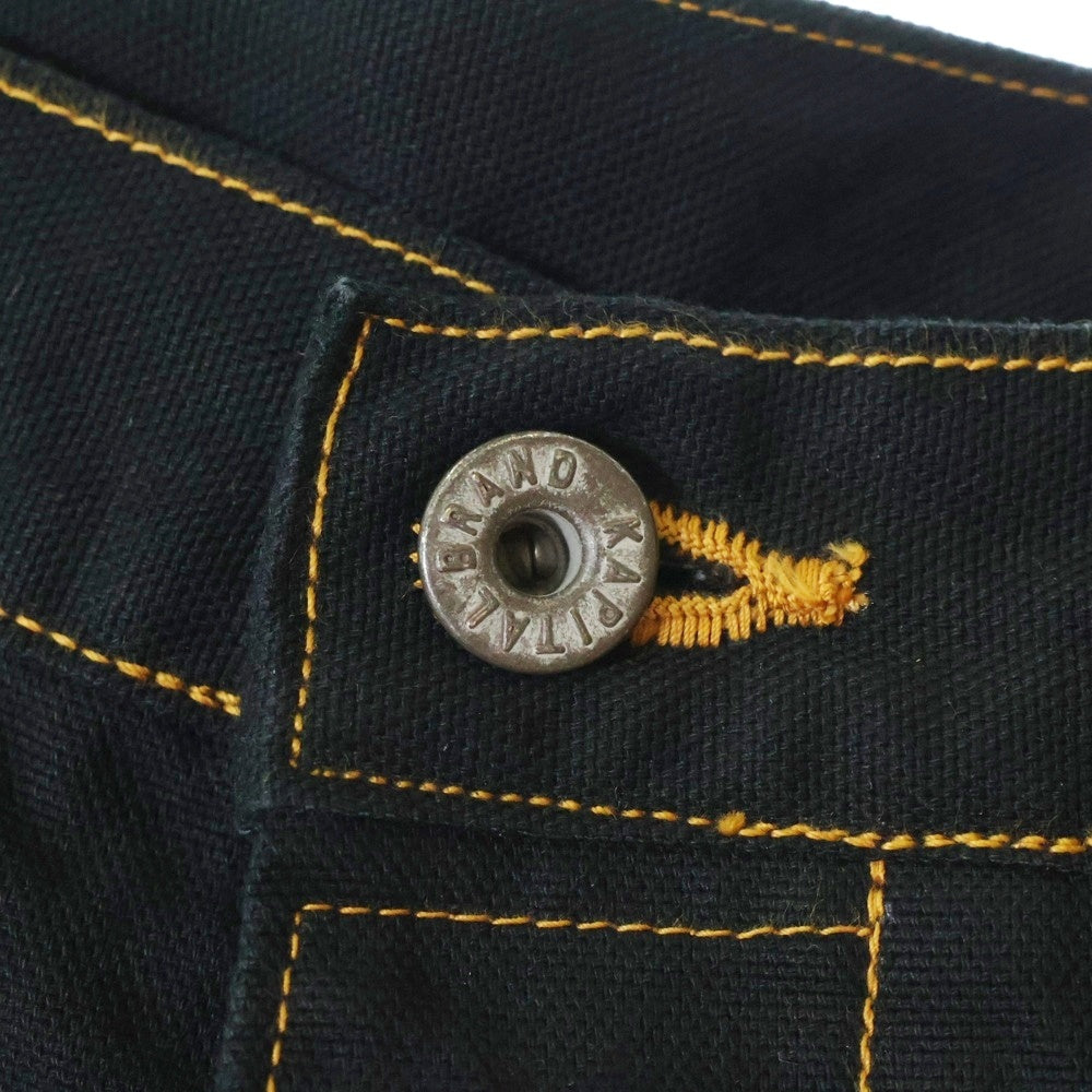 KAPITAL(キャピタル) Light Canvas LUMBER Pants EK-1420LP ペインターパンツ ブラック