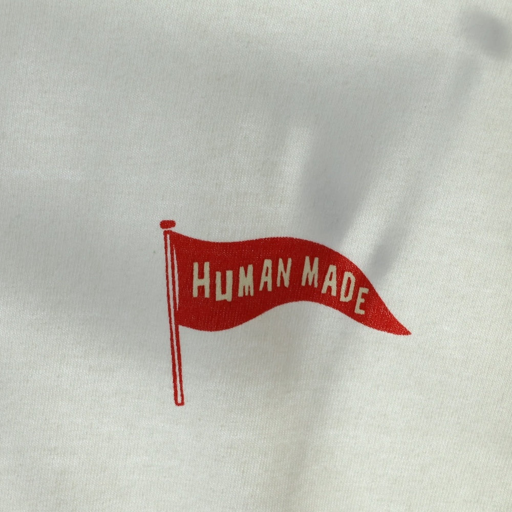 HUMAN MADE(ヒューマンメイド) 25SS GRAPHIC T-SHIRT HM29TE024 グラフィック プリント半袖Tシャツ ホワイト