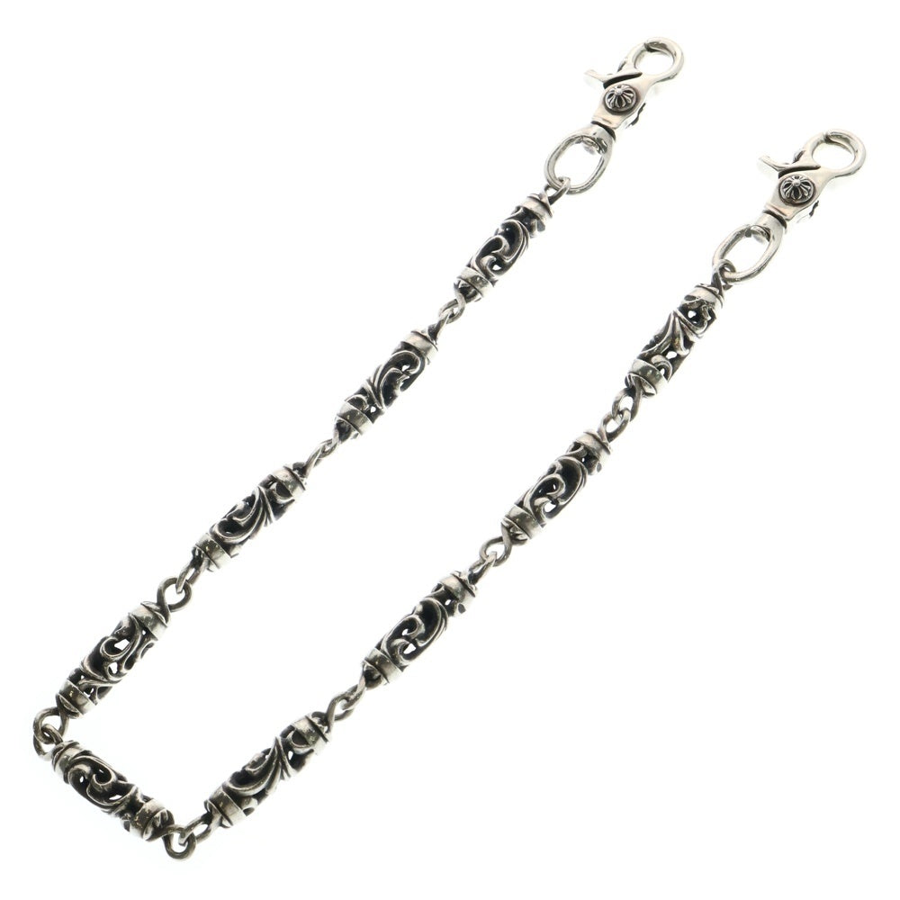 CHROME HEARTS(クロムハーツ) ROLLER LONG-T/2クリップロング ローラー ウォレットチェーン シルバー