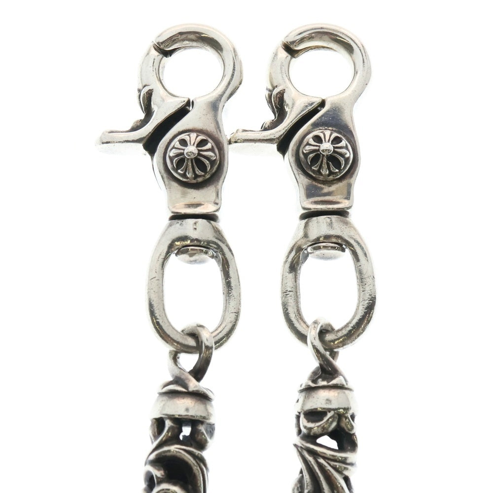 CHROME HEARTS(クロムハーツ) ROLLER LONG-T/2クリップロング ローラー ウォレットチェーン シルバー