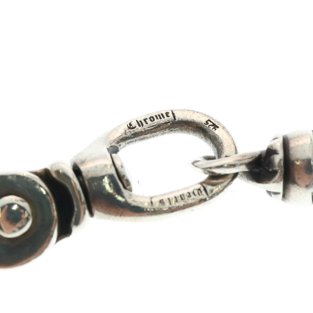 CHROME HEARTS(クロムハーツ) ROLLER LONG-T/2クリップロング ローラー ウォレットチェーン シルバー
