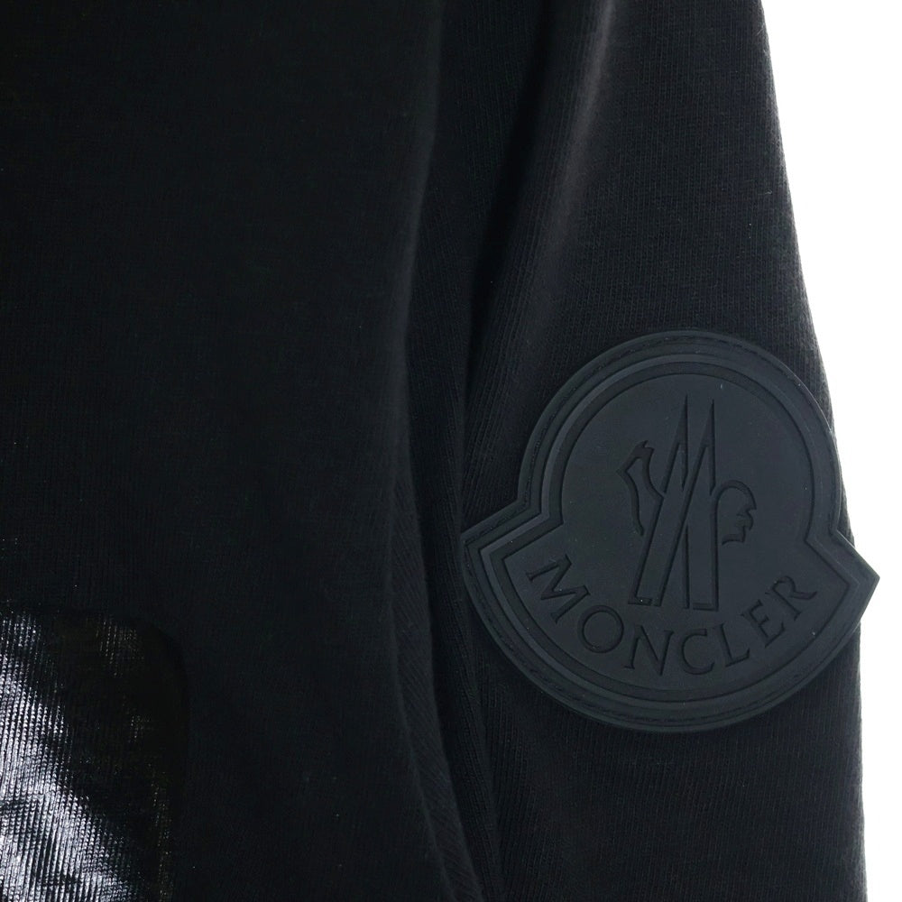 MONCLER(モンクレール) MAGLIA T-SHIRT F20918C79710 8390T マグリア プリントTシャツ ブラック