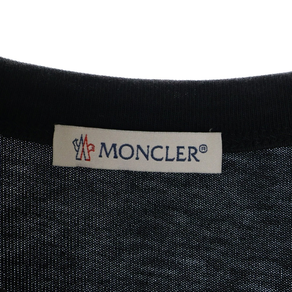 MONCLER(モンクレール) MAGLIA T-SHIRT F20918C79710 8390T マグリア プリントTシャツ ブラック