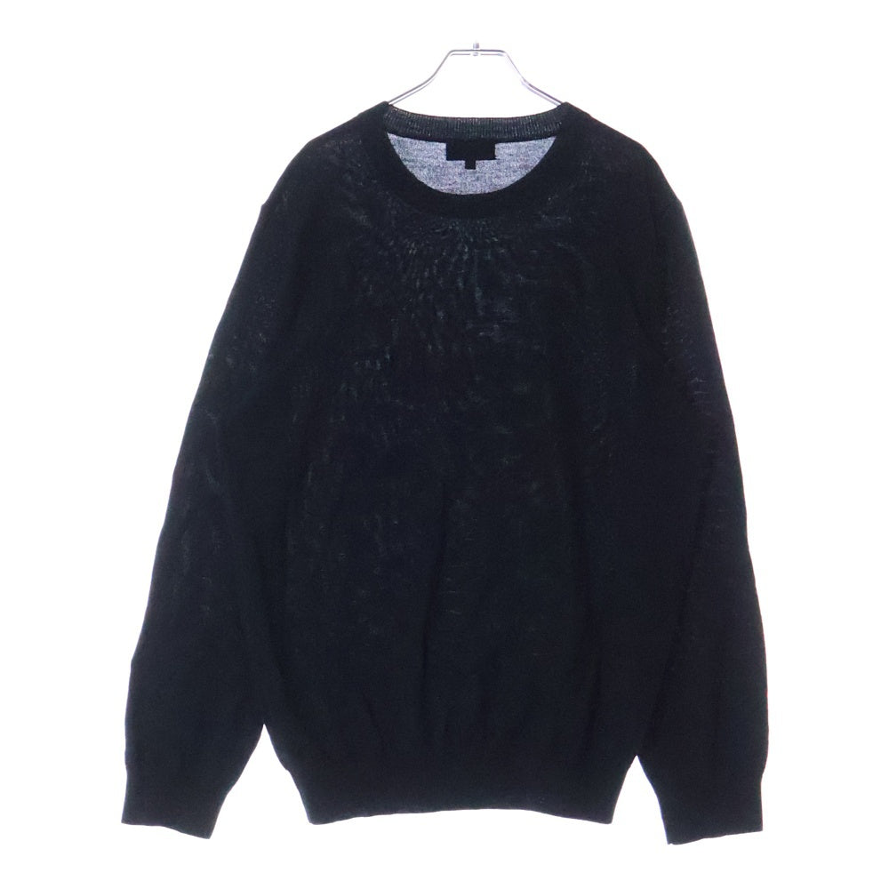 A.P.C(アーペーセー) Jayro 24246-1-88333 ロゴ刺繍ニットセーター ブラック