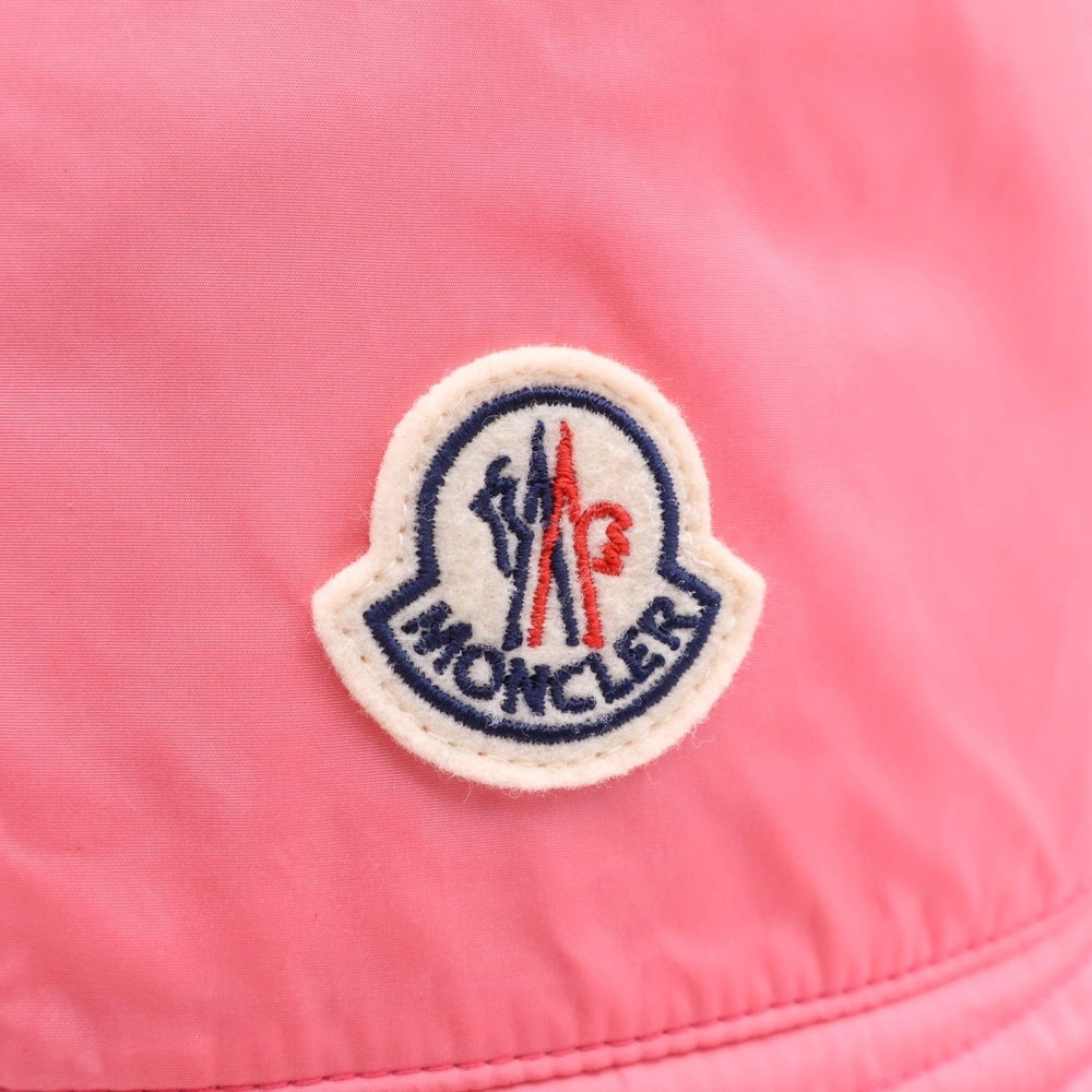 MONCLER(モンクレール) 23SS Reversible Logo Patch Bucket Hat I10933B00030596LS562 リバーシブルロゴバケットハット 帽子 ピンク