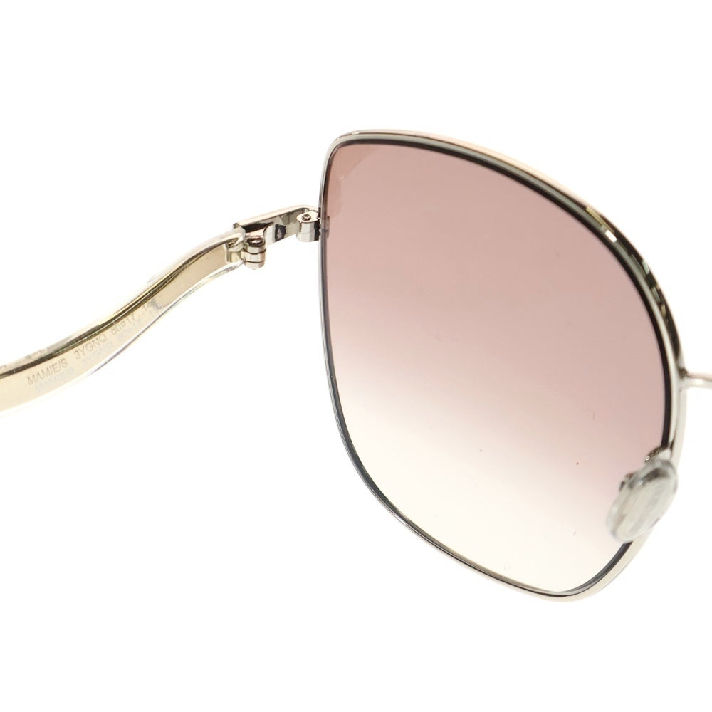 JIMMY CHOO(ジミーチュウ) MAMIES 3YGNQ マミ Sスクエアフレームサングラス ゴールド