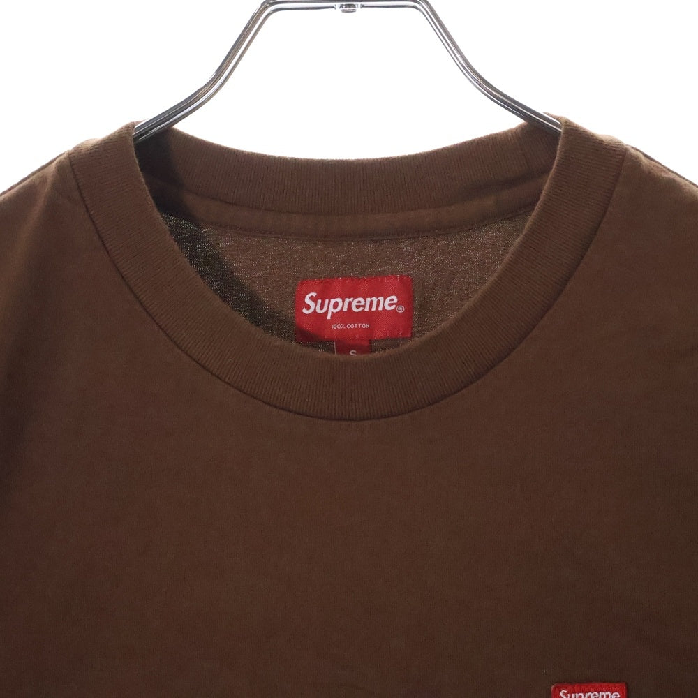 SUPREME(シュプリーム) Small Box Logo S/S Tee スモールボックスロゴ半袖cc ブラウン