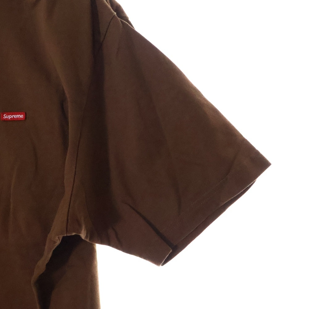 SUPREME(シュプリーム) Small Box Logo S/S Tee スモールボックスロゴ半袖cc ブラウン