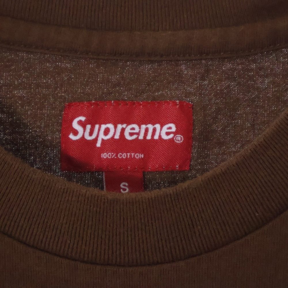 SUPREME(シュプリーム) Small Box Logo S/S Tee スモールボックスロゴ半袖cc ブラウン