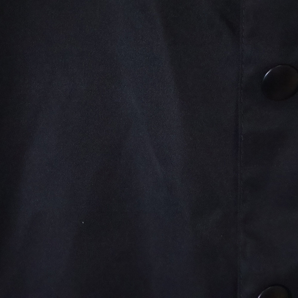PRADA(プラダ) 20AW Re-Nylon Triangle Logo Snap Button Shirt SC514 S202 1WQ8 リナイロン トライアングルロゴスナップボタンシャツ ナイロン長袖シャツ ブラック