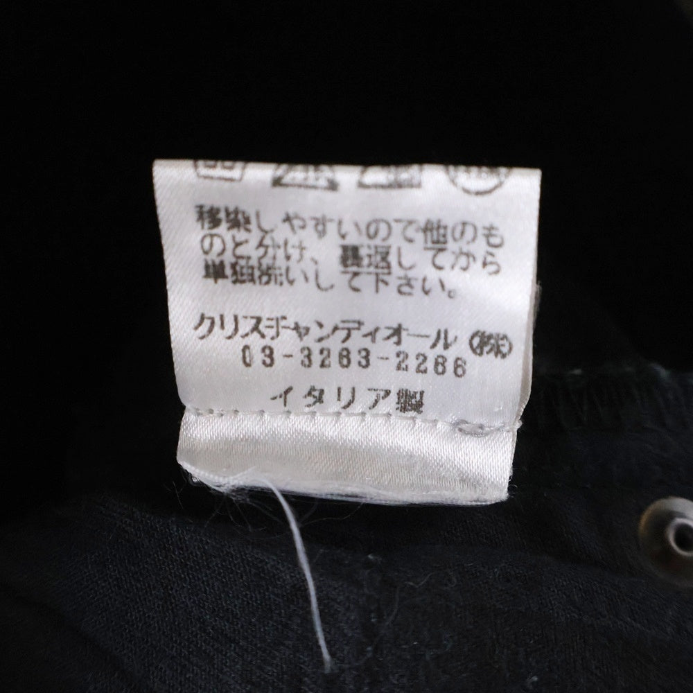 Dior HOMME(ディオールオム) エディ期 ボタンフライ コンバイン スキニーデニムパンツ ブラック 6HH1013307