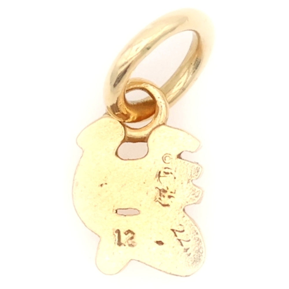 CHROME HEARTS(クロムハーツ) 22K STACK ALPHABET アルファベットスタックチャーム Y イニシャルペンダントトップ ゴールド