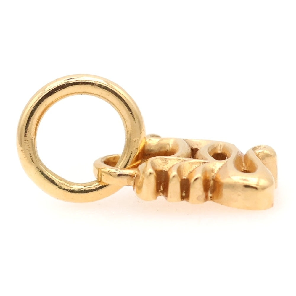CHROME HEARTS(クロムハーツ) 22K STACK ALPHABET アルファベットスタックチャーム Y イニシャルペンダントトップ ゴールド