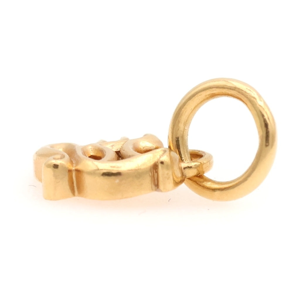 CHROME HEARTS(クロムハーツ) 22K STACK ALPHABET アルファベットスタックチャーム Y イニシャルペンダントトップ ゴールド