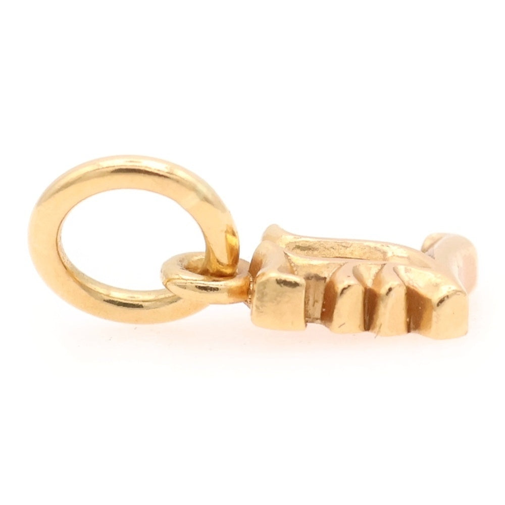 CHROME HEARTS(クロムハーツ) 22K STACK ALPHABET アルファベットスタックチャーム L イニシャルペンダントトップ ゴールド