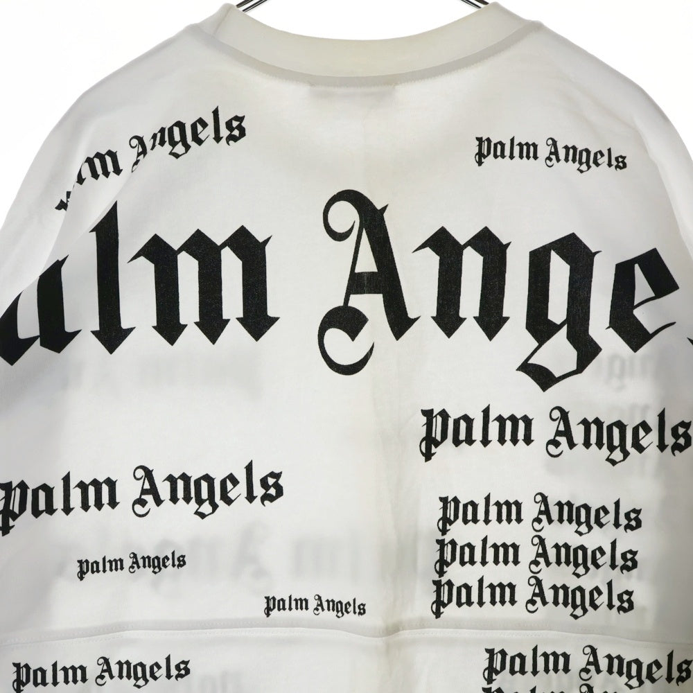 Palm Angels(パームエンジェルス) ULTRA LOGO OVER TEE L/S ウルトラロゴオーバーTシャツ PMBD011E19469002 ホワイト