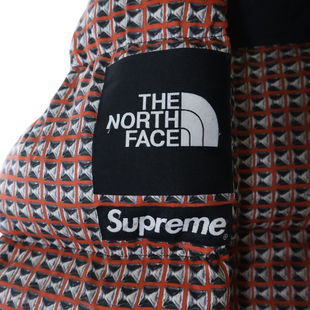 SUPREME(シュプリーム) 21SS Studded Nuptse Jacket ヌプシ ダウンジャケット レッド
