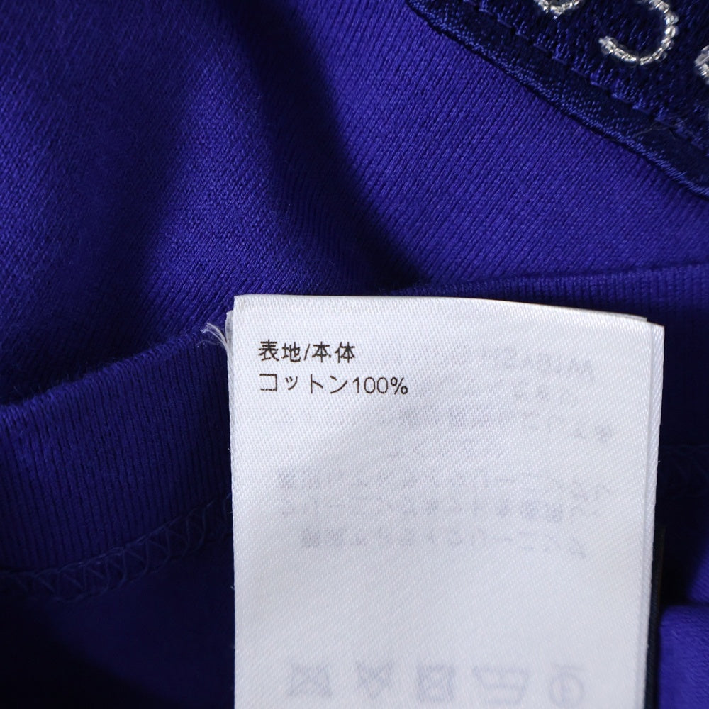 LOUIS VUITTON(ルイヴィトン) 25SS エンベリッシュド ラインストーンコットン半袖Tシャツ RM251M NPG HSY91W ブルー