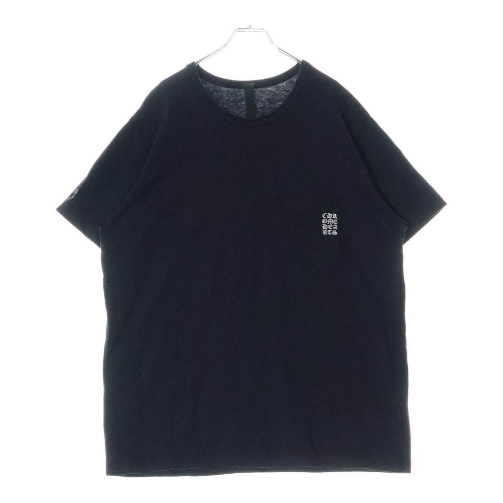 CHROME HEARTS(クロムハーツ) Y NOT S/S ワイノット ロゴ刺繍 半袖Tシャツ カットソー ブラック