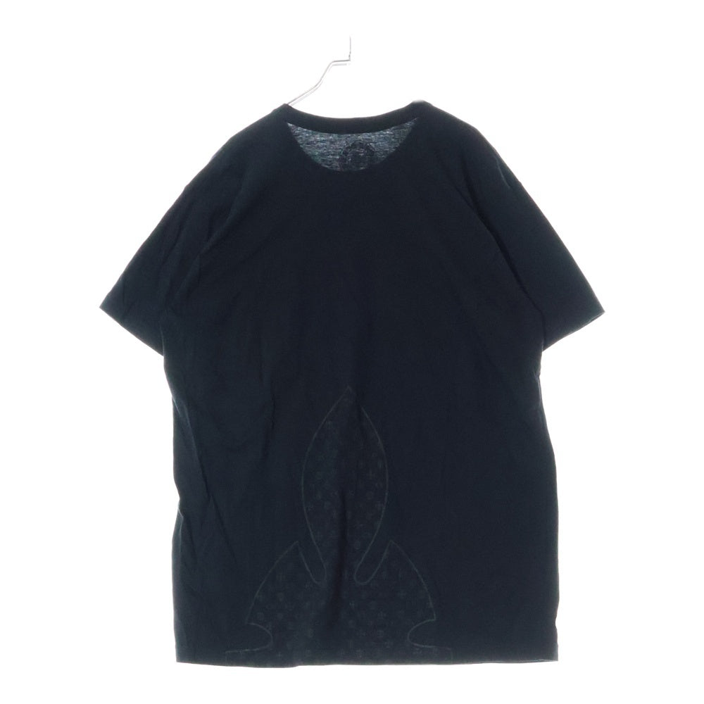 CHROME HEARTS(クロムハーツ) FLEURKNEE Tee フレアニー プリント クルーネック 半袖Tシャツ カットソー ブラック