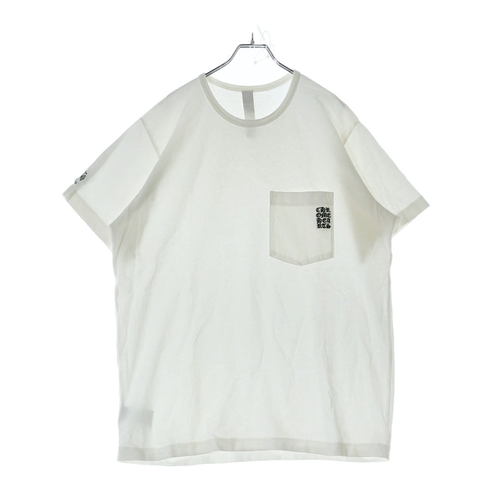 CHROME HEARTS(クロムハーツ) NOT S/S ワイノット ロゴ刺繍 半袖Tシャツ カットソー ホワイト