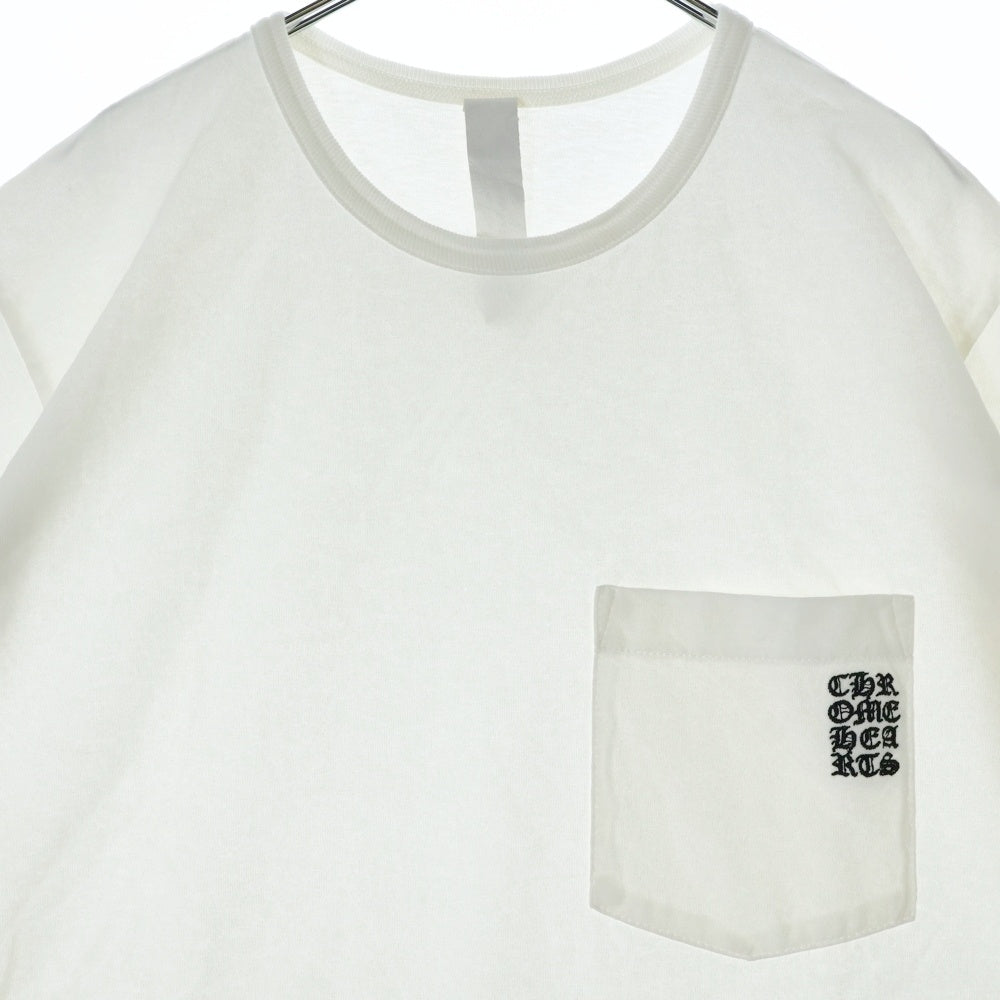 CHROME HEARTS(クロムハーツ) NOT S/S ワイノット ロゴ刺繍 半袖Tシャツ カットソー ホワイト