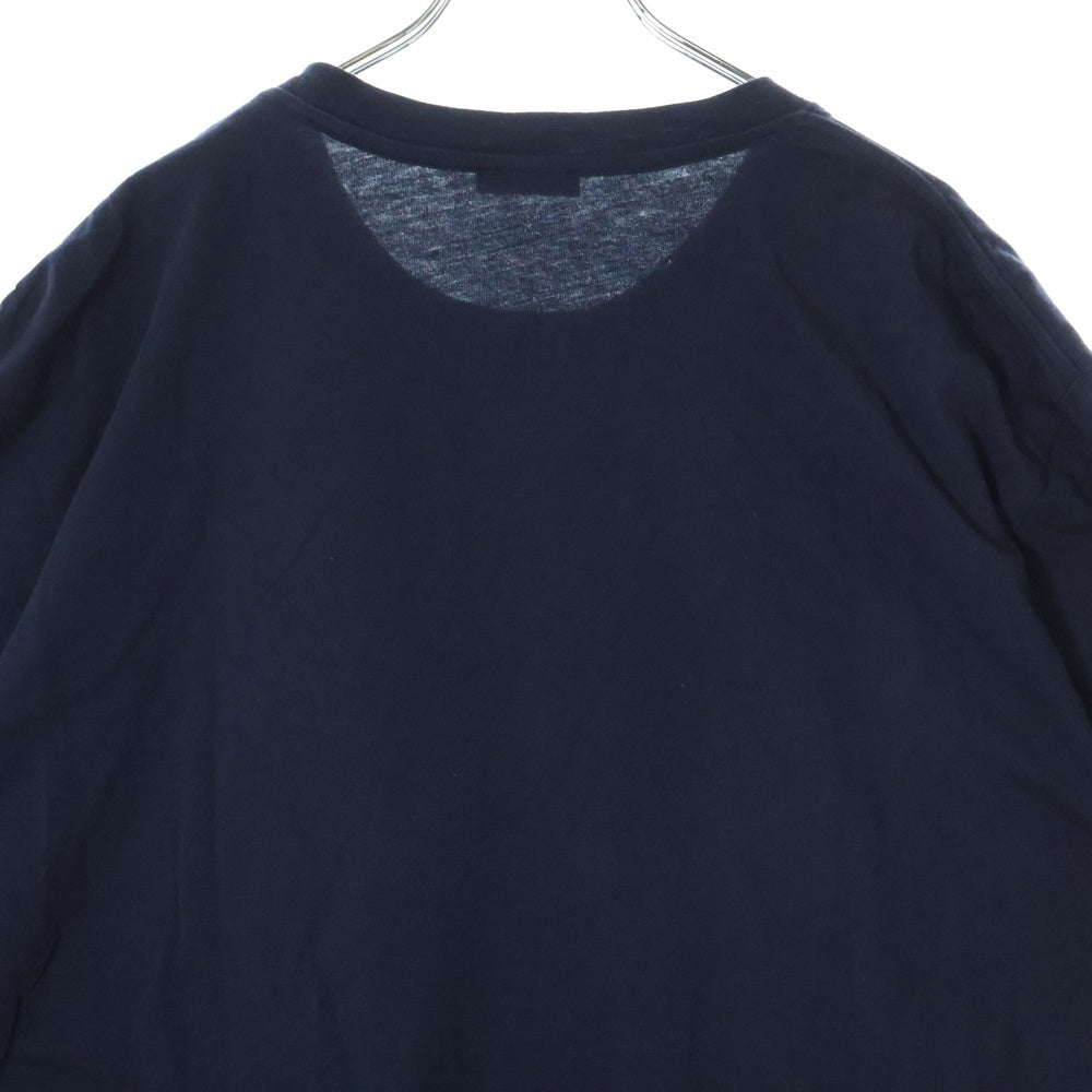 MONCLER(モンクレール) 21AW ×FRGMT フラグメント ロゴプリント サコッシュ クルーネック 半袖Tシャツ カットソー ネイビー/ブラック G209U8C00002