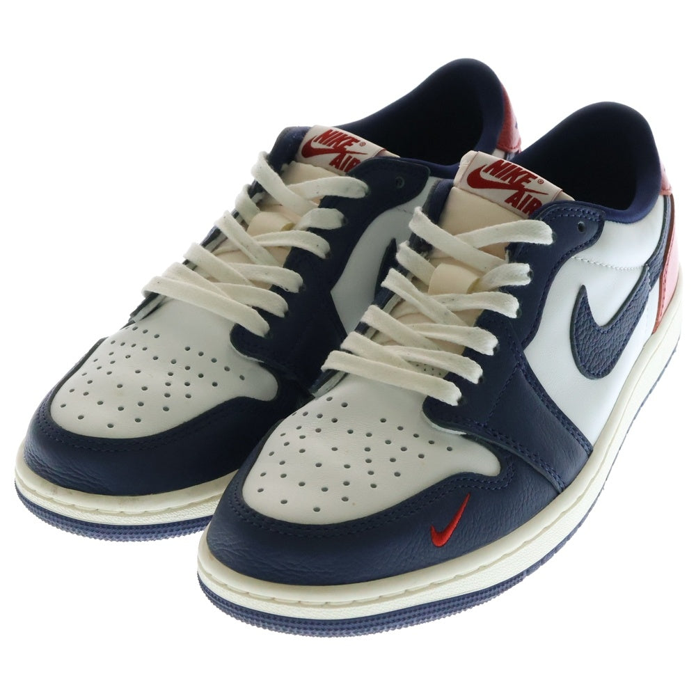 NIKE(ナイキ) AIR JORDAN 1 RETRO LOW OG HOWARD UNIVERSITY HQ2993-100 エアジョーダン1 ローカットスニーカー ネイビー/ホワイト US9/27.0cm