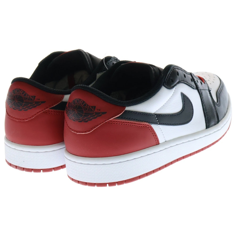 NIKE(ナイキ) AIR JORDAN 1 RETRO LOW OG BLACK TOE CZ0790-106 エアジョーダン1 ブラックトゥ ローカットスニーカー ホワイト/ブラック/レッド US9/27.0cm