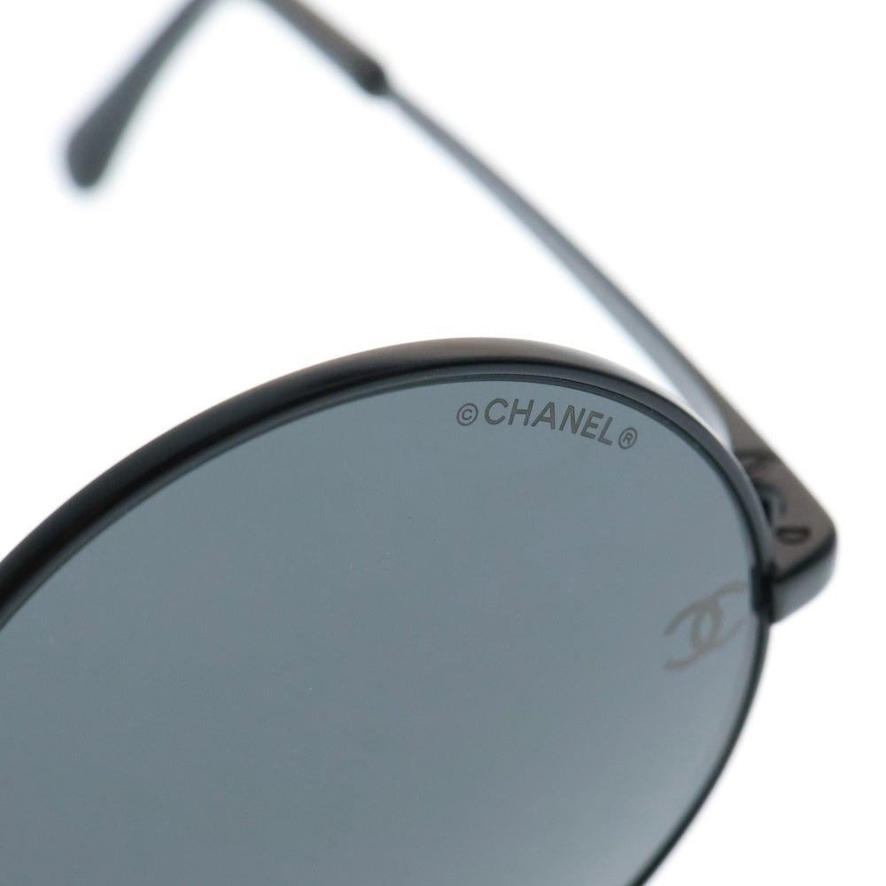 CHANEL(シャネル) ラウンドサングラス ココマークレンズ アイウェア ブラック CH4268