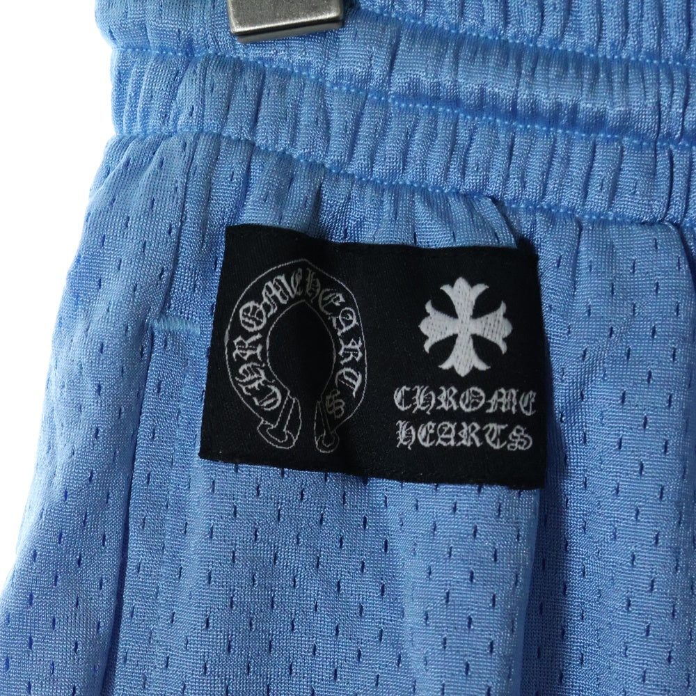 CHROME HEARTS(クロムハーツ) MESH VARSITY SHORTS CHプリントメッシュハーフパンツ ショーツ ブルー