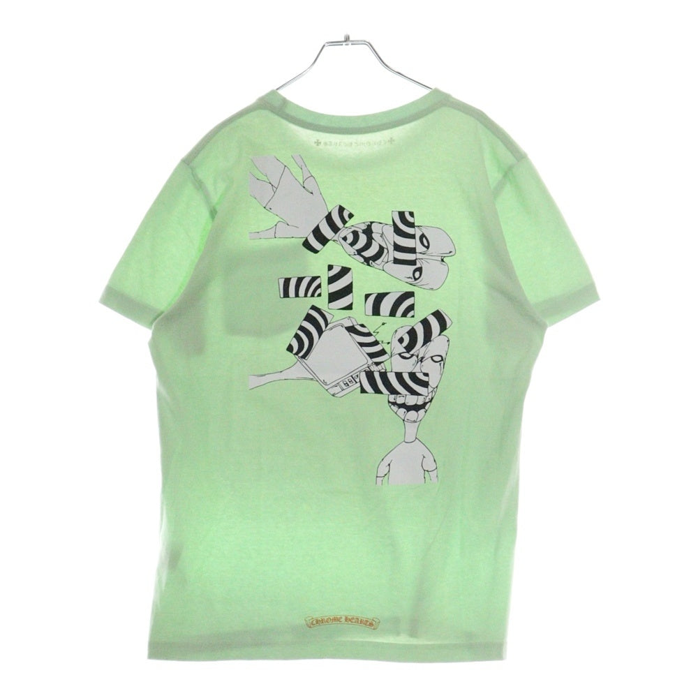CHROME HEARTS(クロムハーツ) ×MATTY BOY PPO SEAFORM GRN LS ×マッティボーイ バックプリント半袖Tシャツ グリーン