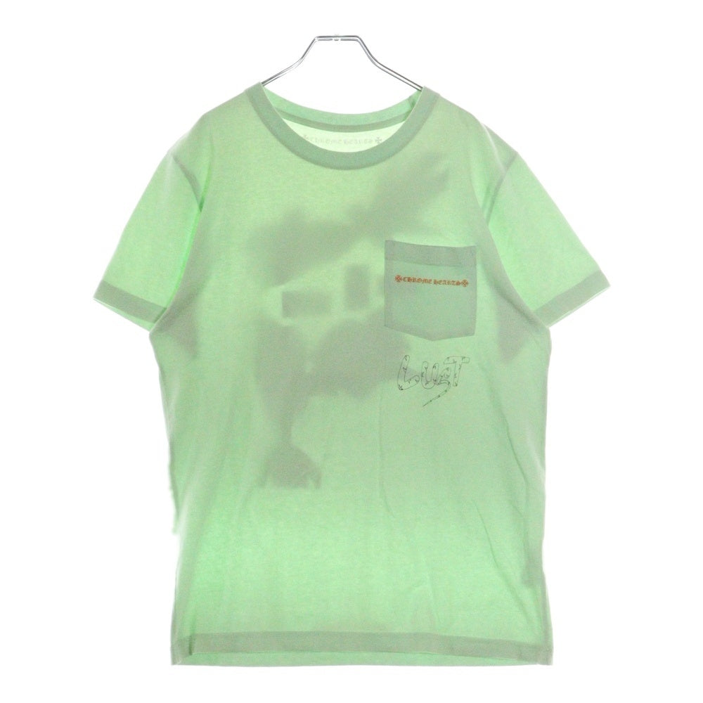 CHROME HEARTS(クロムハーツ) ×MATTY BOY PPO SEAFORM GRN LS ×マッティボーイ バックプリント半袖Tシャツ グリーン