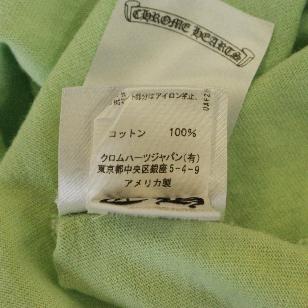 CHROME HEARTS(クロムハーツ) ×MATTY BOY PPO SEAFORM GRN LS ×マッティボーイ バックプリント半袖Tシャツ グリーン