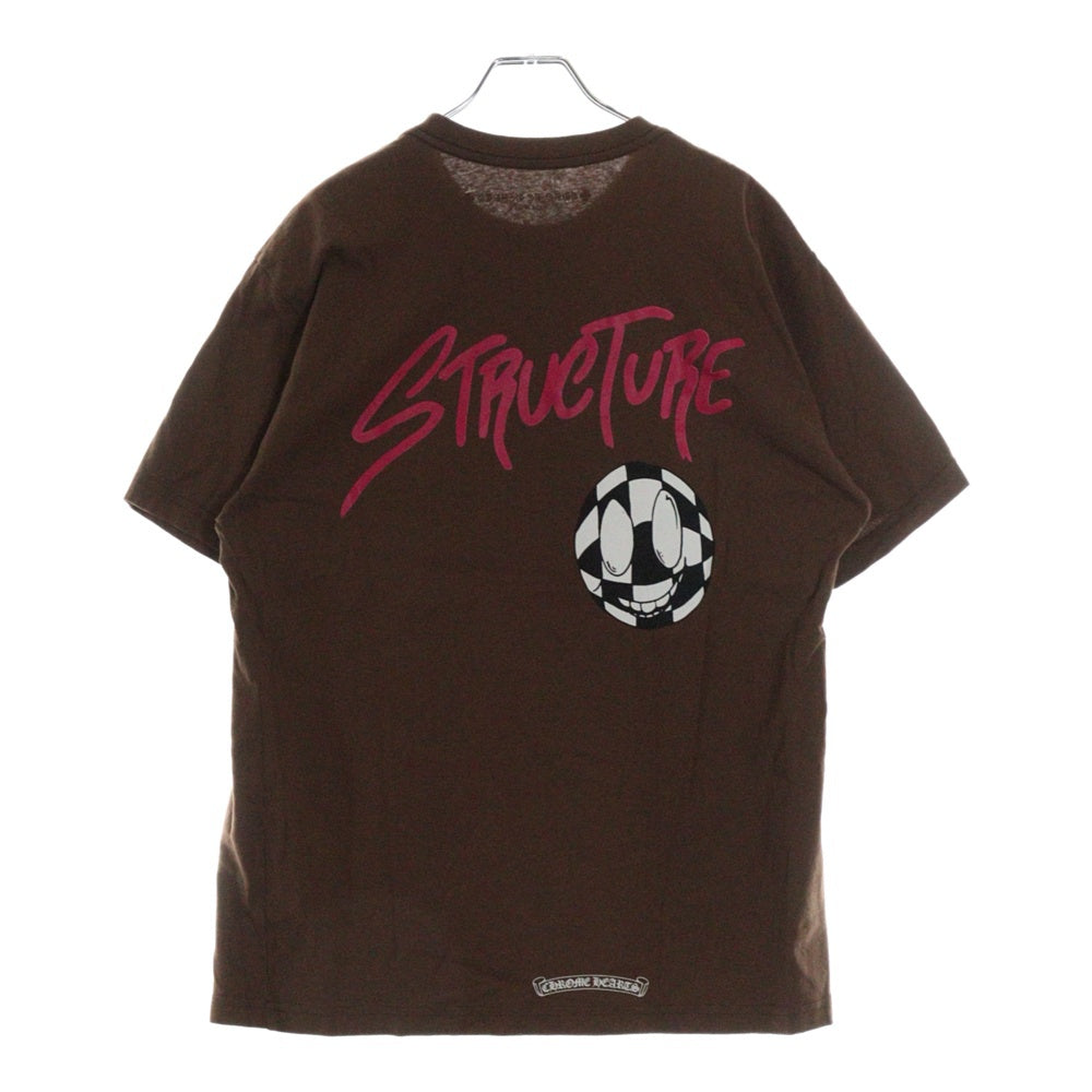 CHROME HEARTS(クロムハーツ) ×MATTY BOY PPO STRUCTURE TEE ×マッティボーイ バックプリント半袖Tシャツ ブラウン